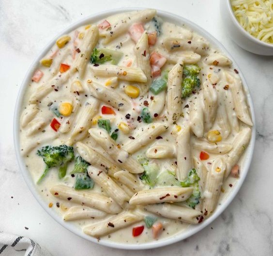 Pasta In Bechamel Sauce